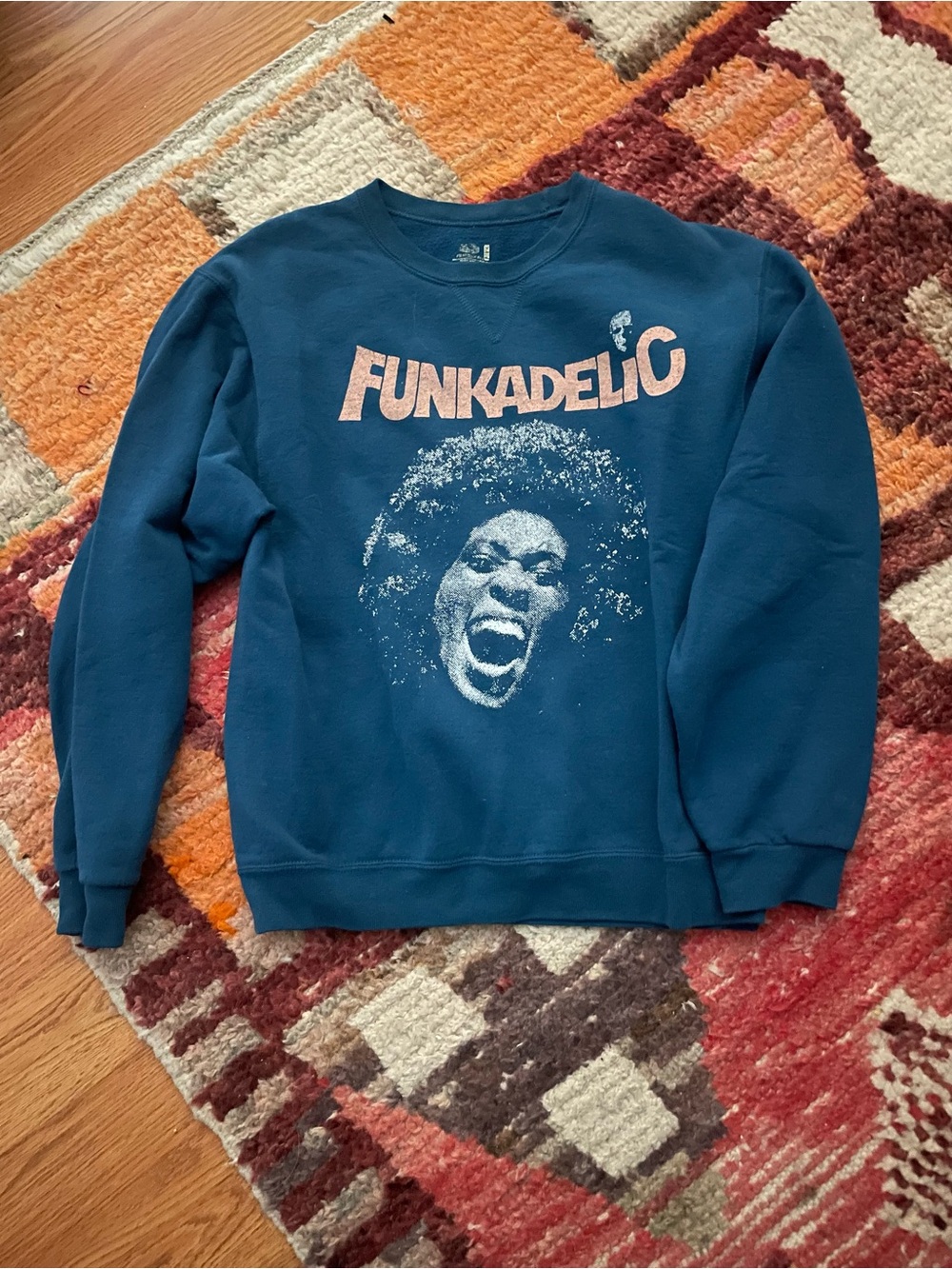 Funkadelic Graphic Crewneck Sweatshirt - Blue